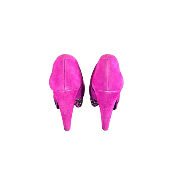 Sam Edelman Fuschia Platform Pumps - Picture 7 of 14